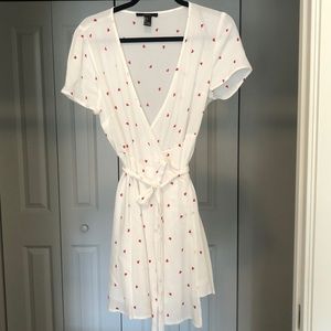 Mini Heart Wrap Dress